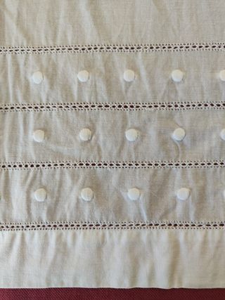 Visillo bordado 70x110cm