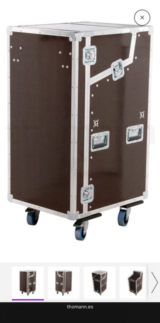 Rack DJ con mesa plegable y mas accesorios