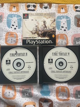 Final Fantasy Anthology PS1 PAL Versión Europea