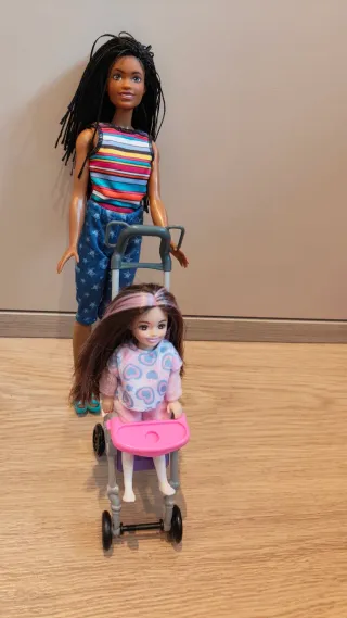 Cochecito Barbie con Muñeca