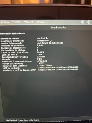 MacBook Pro Retina 13 Plata