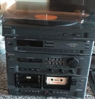 Minicadena Sony LBT-D105 Tocadiscos Cassette