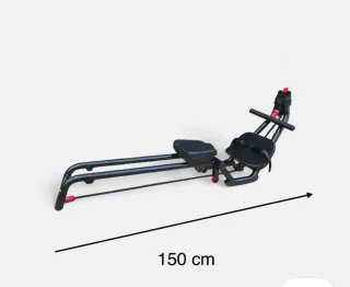 Máquina de remo plegable