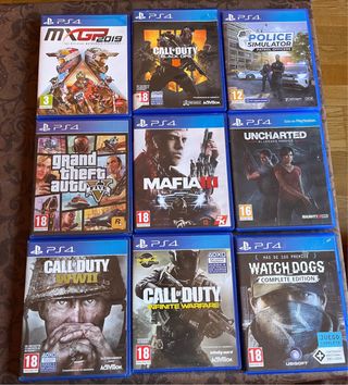REGALA! Pack de 9 Juegos para PS4
