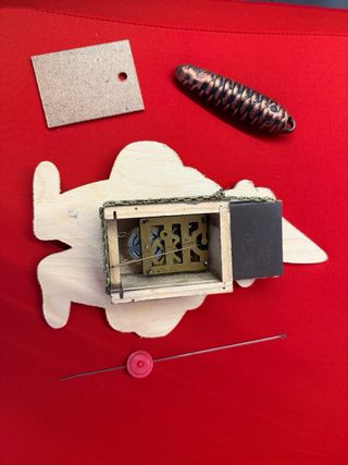 Orologio da parete clown vintage