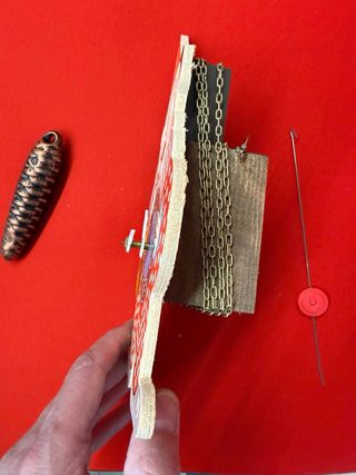 Orologio da parete clown vintage