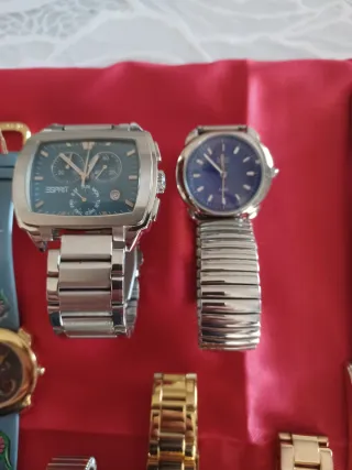 Lotto Orologi Uomo Donna Oro Argento pezzi 11