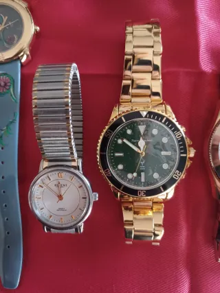 Lotto Orologi Uomo Donna Oro Argento pezzi 11