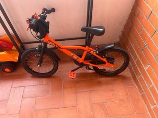 Bicicleta infantil arancione 16"