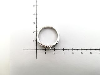 Anillo de Oro Blanco 18 Kt. 8.9 gr de segunda mano
