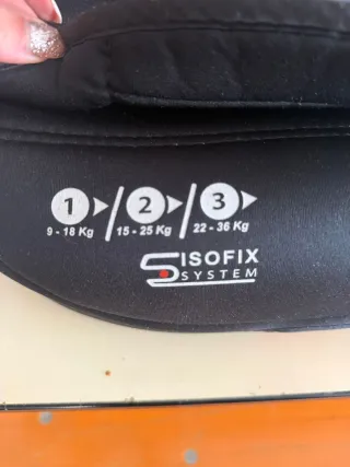Silla coche Isofix Grupo 1/2/3