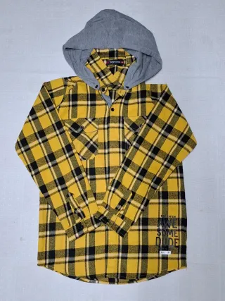 Camicia a quadri Boyson con cappuccio