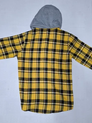 Camicia a quadri Boyson con cappuccio