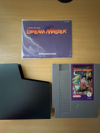Little Nemo The Dream Master NES juego + manual