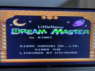 Little Nemo The Dream Master NES juego + manual