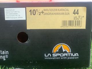 Zapatillas La Sportiva Karacal Naranja/Rojo