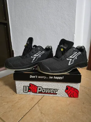 Botas de seguridad U-Power 43 negras y grises