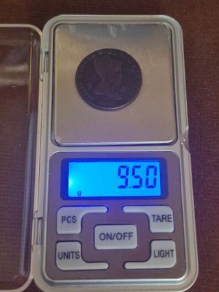 8 Maravedís Isabel II 1847 Jubia