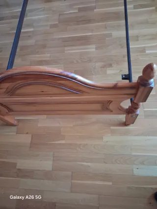 Cabecero de cama provenzal de madera de 90 ×1.80