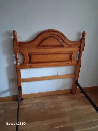 Cabecero de cama provenzal de madera de 90 ×1.80