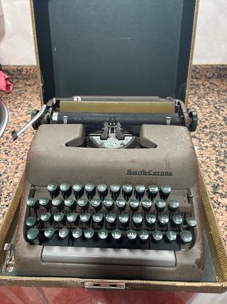 Máquina de escribir antigua Smith-Corona