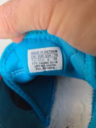 Zapatillas Salomon Trail/Monte Azul Naranja