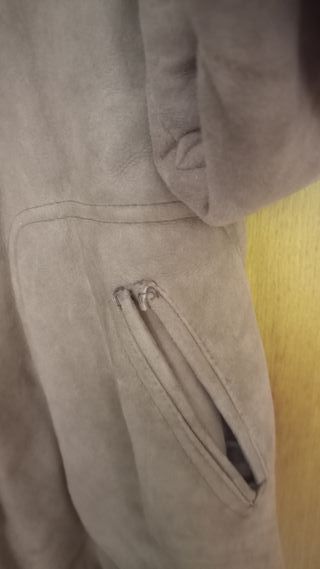 Chaquetón de moutón marrón