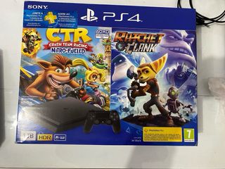 PS4 (PlayStation 4) Negra + 3 Juegos