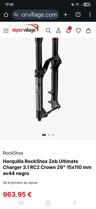 29"Mountain bike full suspensión carbon