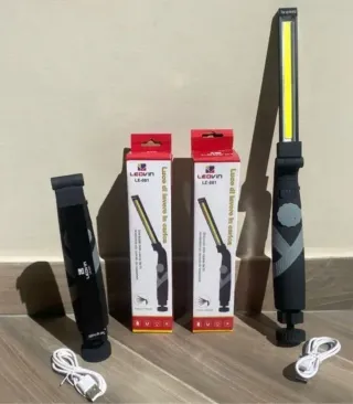 2 Torce LED Lampade Lavoro Calamita