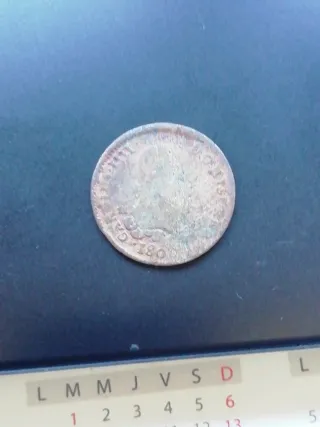 Monedas antiguas 1799 y 1800