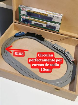 2 Trenes Kato: Tranvía, Locomotora y Vagones Carga