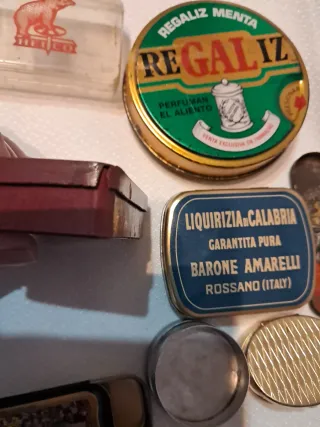 Lote de 10 cajitas de colección vintage