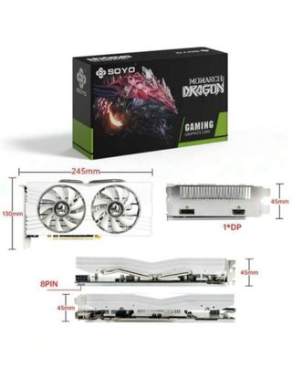 Tarjeta Gráfica SOYO AMD Radeon RX 580 8GB