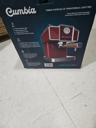 Cafetera Espresso Roja cecotec