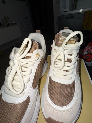 Scarpe Michael Kors bianche e marroni