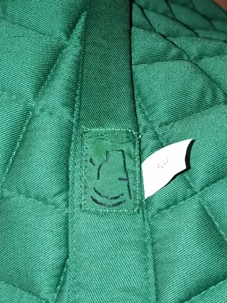 Mantilla de caballo acolchada verde militar