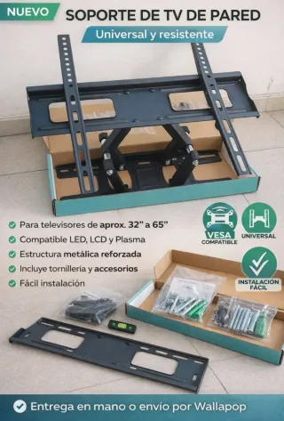 Soporte TV Pared Universal 32-65 VESA extensible
