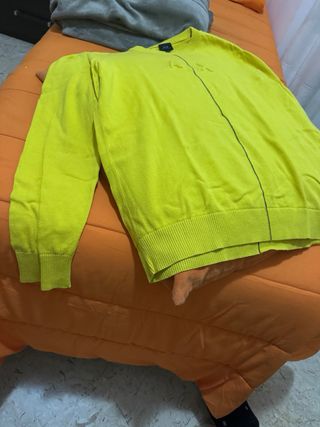 Maglione Armani Exchange Uomo Verde Taglia L