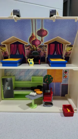 Casa Playmobil con complementos