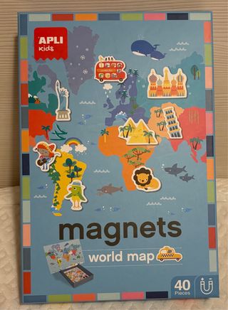 Juego de Imanes Mapa Mundo Apli Kids