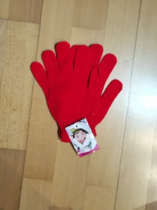 Guantes rojos para niños nuevos