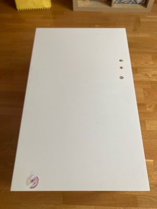 Mesa auxiliar IKEA blanca