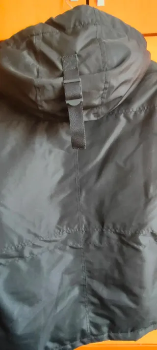 Cazadora polar negra Talla M