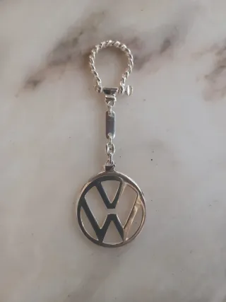 Llavero Plata VW Maciza
