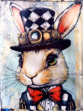 Funda acolchada Alicia País de las Maravillas