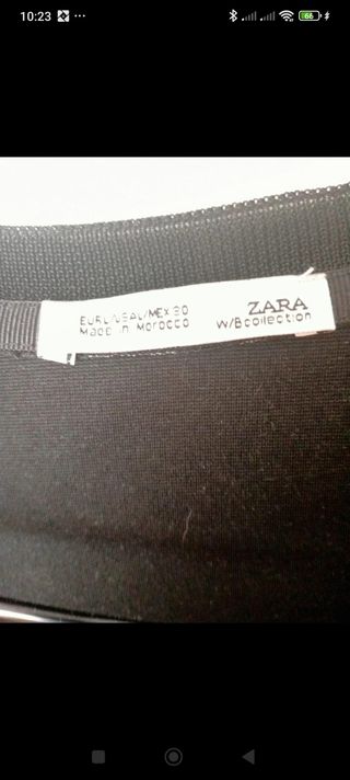 Blusa Zara sin mangas Talla L