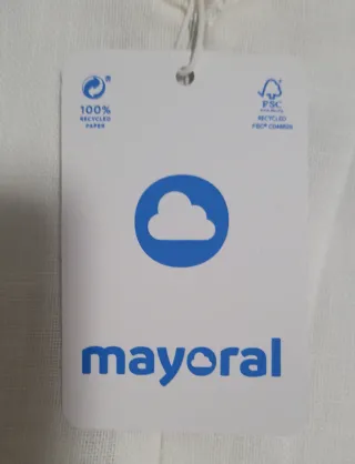 Vestido de ceremonia Mayoral blanco