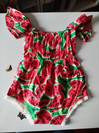 Body infantil estampado sandía 90cm