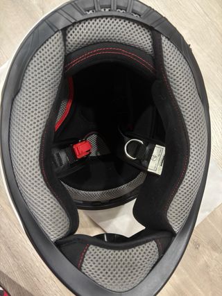 Casco de moto Zeus blanco